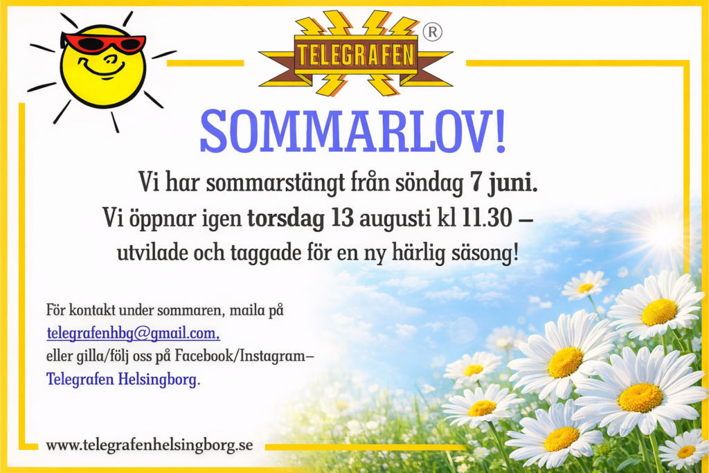 Sommarlov Sommarstängt 2026